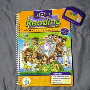 LeapFrog Leap 1 Reading Amazing Bible Stories Book & Cartridge Learning System